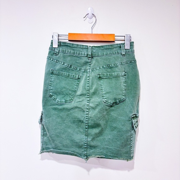 HAILYS Green jeans cargo skirt - Picture 2 of 6